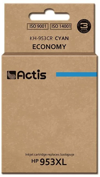 Tusz Actis KH-953CR (zamiennik 953XL F6U16AE) Błękitny 25 ml