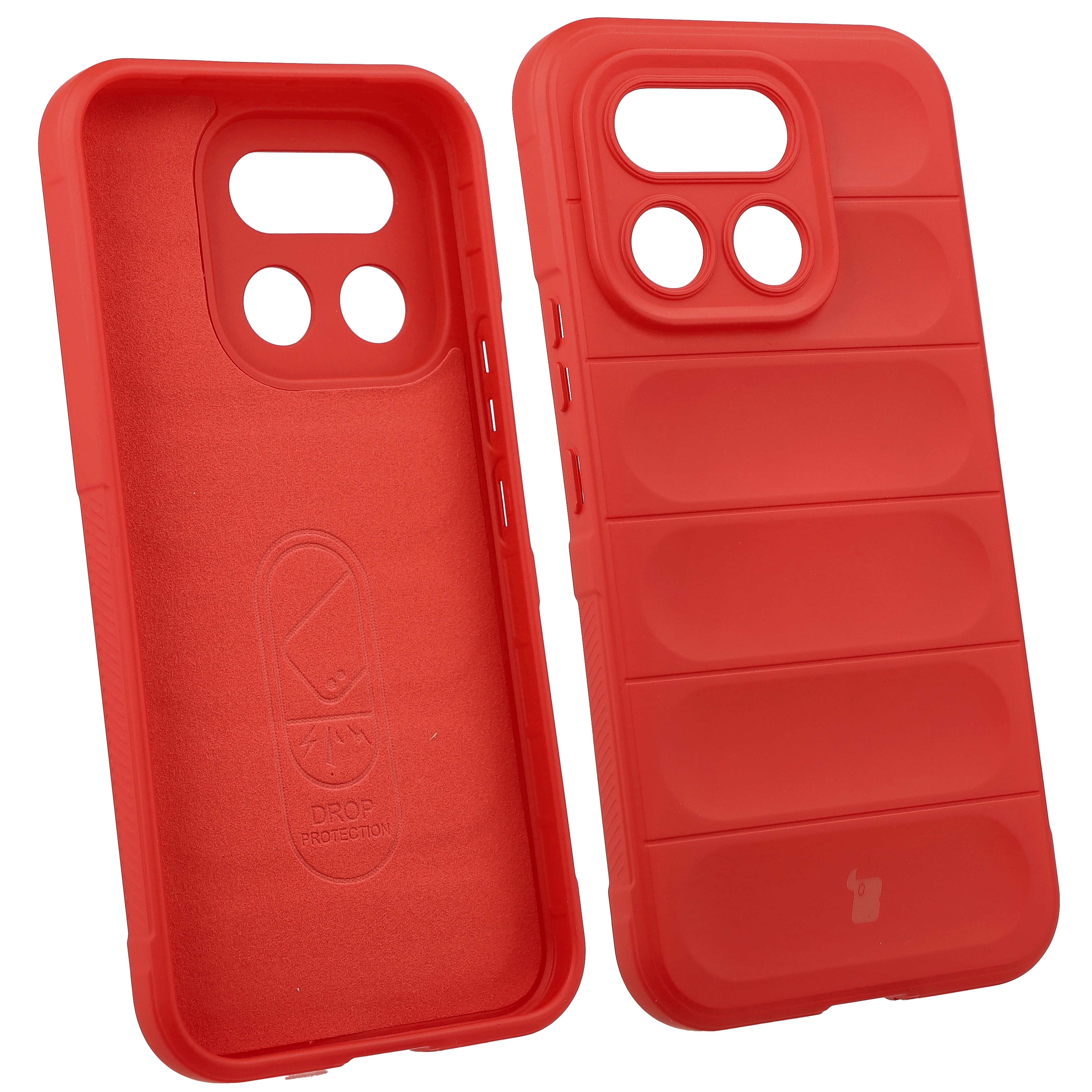 Etui Bizon Case Tur do Realme 16 Pro 5G Czerwony