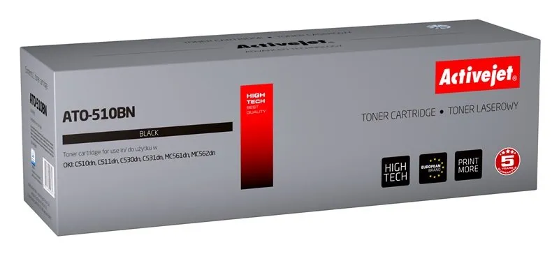 Toner ActiveJet ATO-510BN (zamiennik 44469804) Czarny
