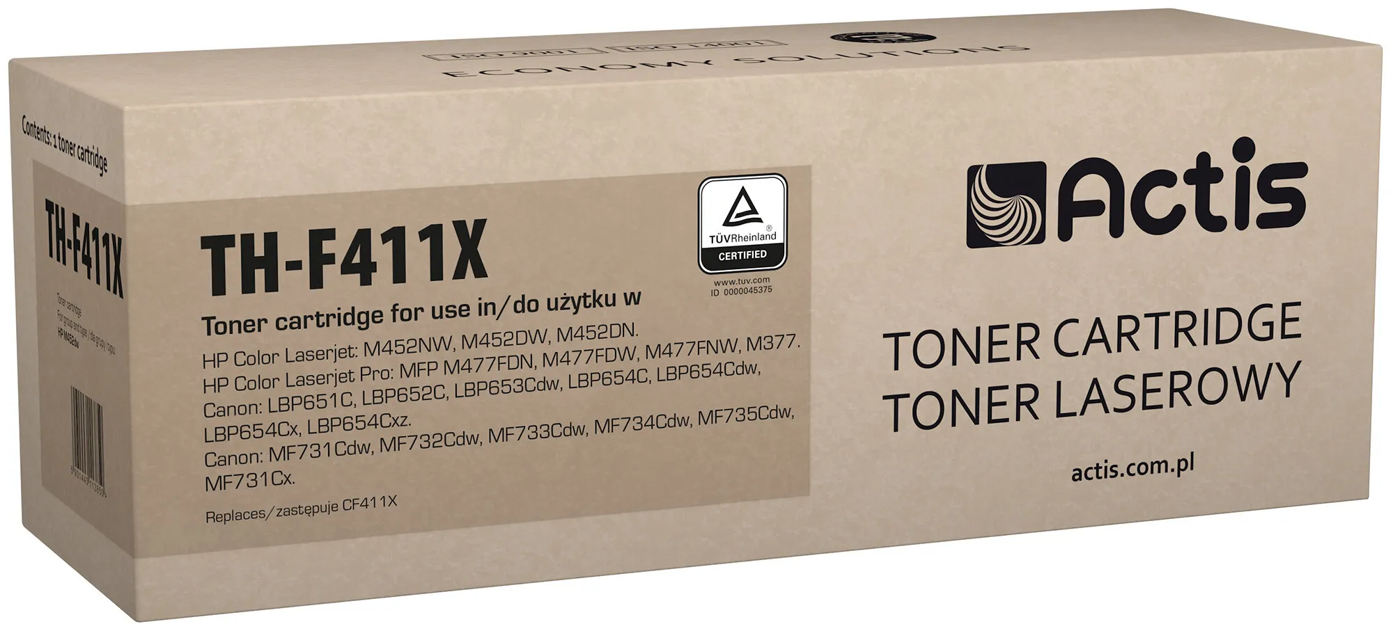 Toner Actis TH-F411X (zamiennik 410X) Błękitny