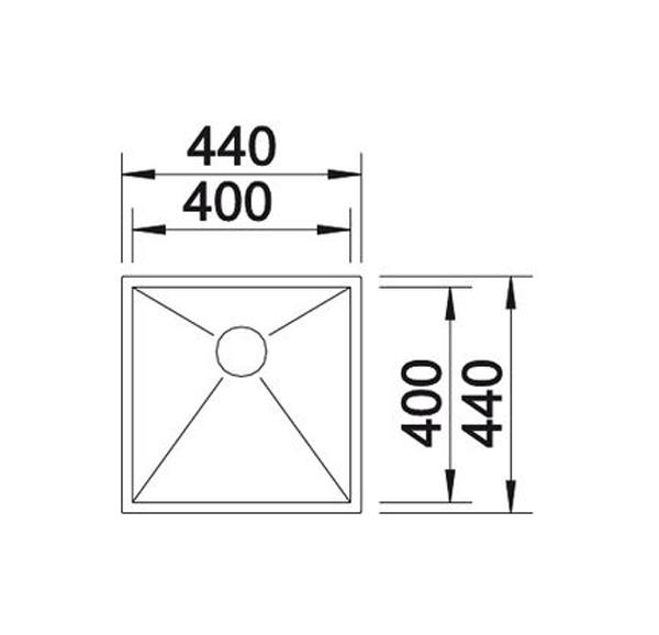 Zlewozmywak Blanco Z-STYLE 400-U 522249