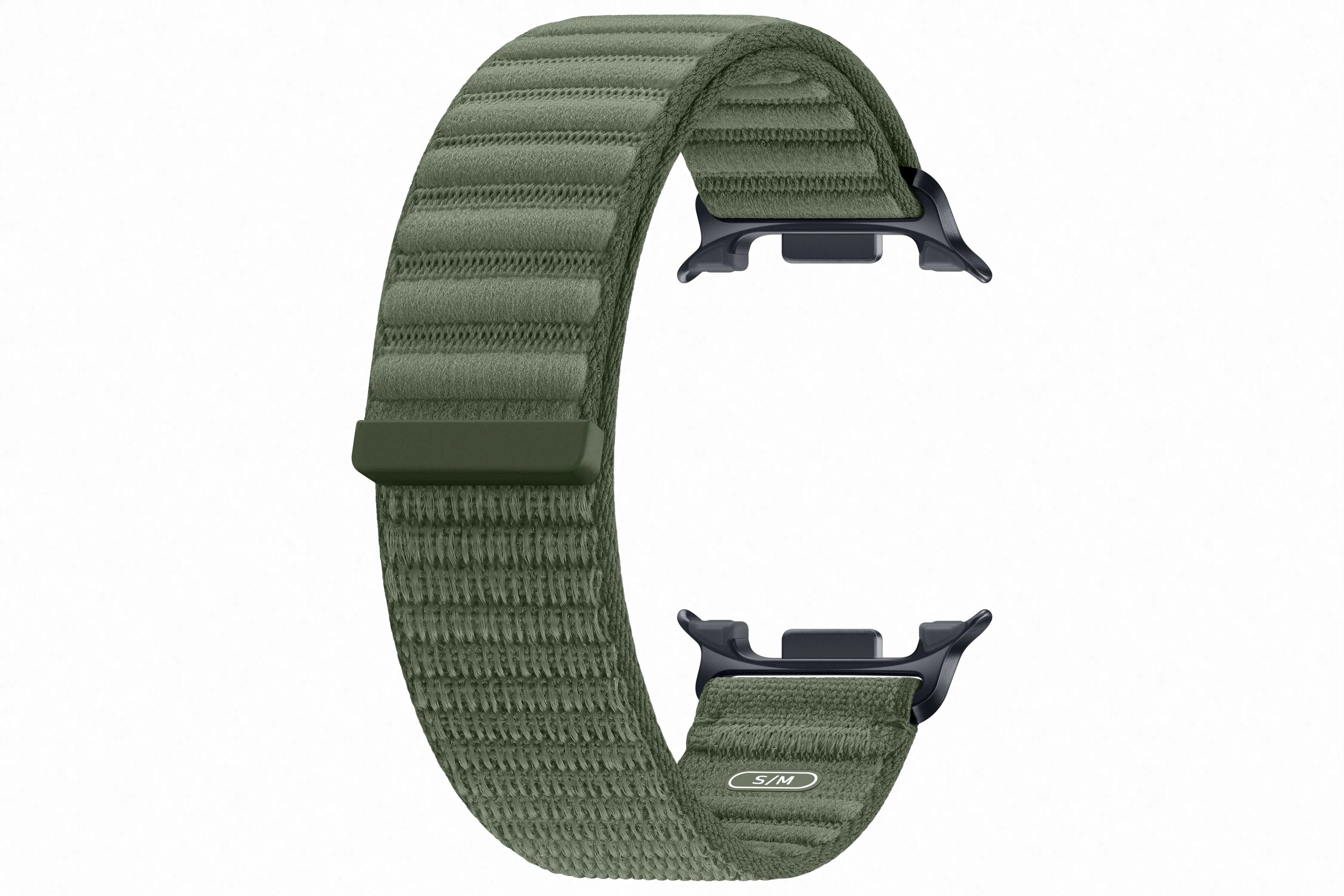 Pasek Samsung Fabric Band do Watch9 S/M Oliwkowy