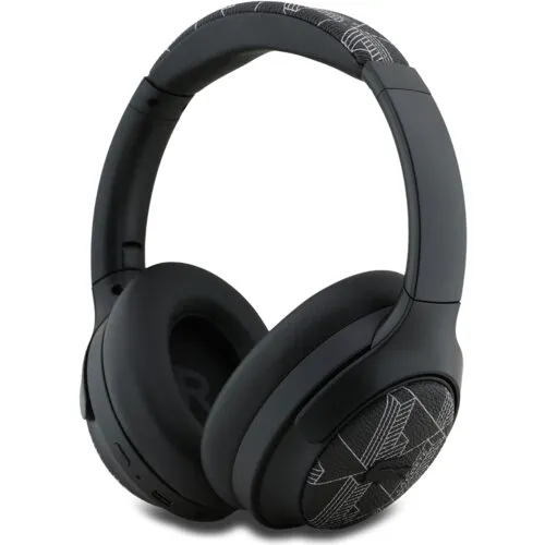Słuchawki bezprzewodowe Lacoste The Blend ANC Nauszne Bluetooth 5.4 Czarny