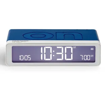 Budzik Lexon Flip Classic X Pantone Blue LR157PT-B Niebieski