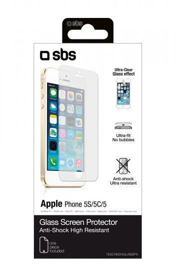 Szkło hartowane SBS Glass Screen Protector TESCREENGLASSIP5 iPhone SE/5S/5/5C