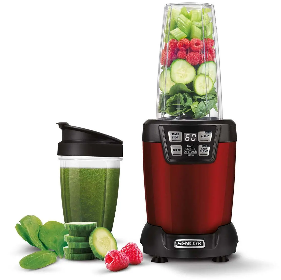 Blender kielichowy Sencor SNB 6601RD 1l 2 butelki