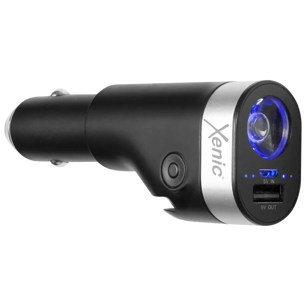 Latarka Xenic CH02 (5w1 latarka, ładowarka, powerbank, nóż, młotek)