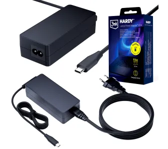 Zasilacz do laptopa 3mk HARDY Laptop Power Adapter 3,2 m do USB-C 65W