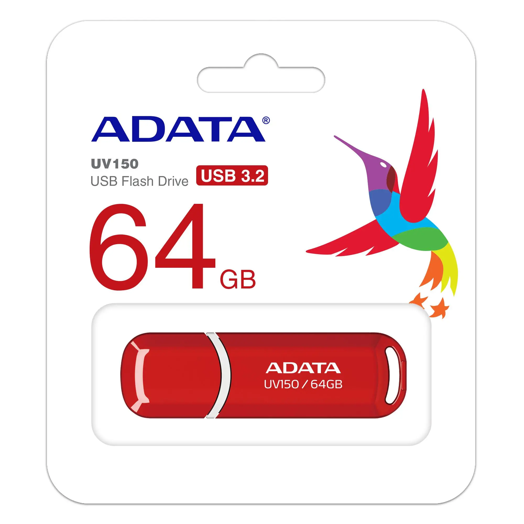 PenDrive Adata DashDrive UV150 64GB USB 3.0 Czerwony