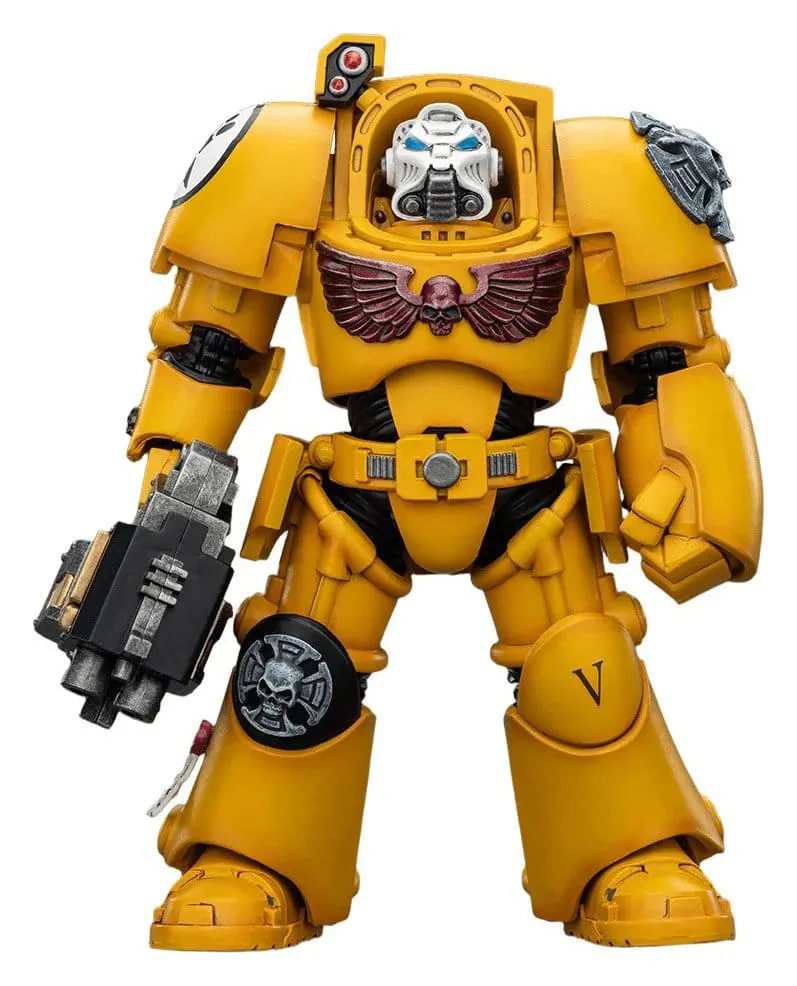 Figurka Joy Toy Warhammer 40k Imperial Fists Terminator 2 with Power Fist and Storm Bolter
