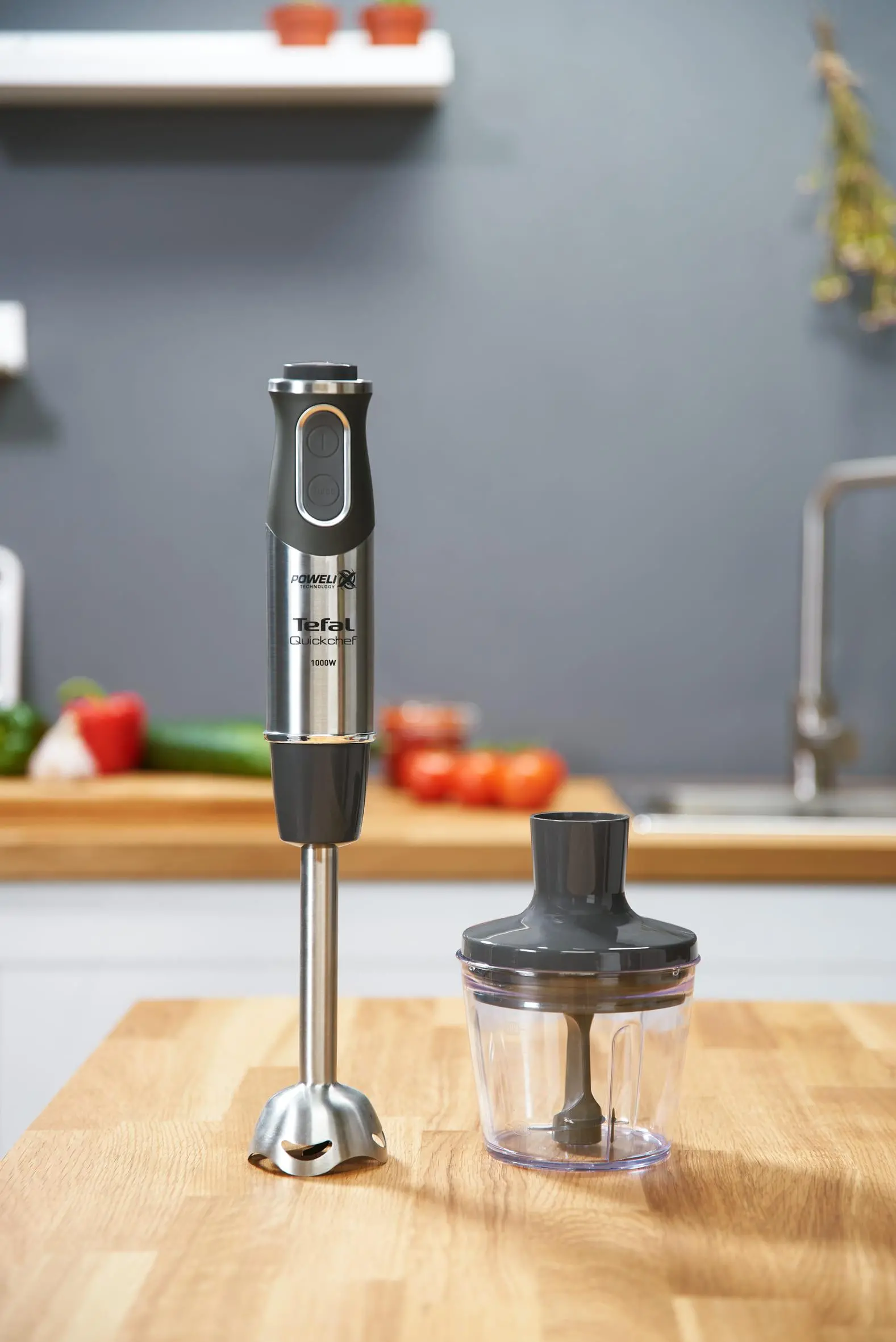 Blender Tefal Quickchef HB656838 1000W Rozdrabniacz Końcówka do ubijania