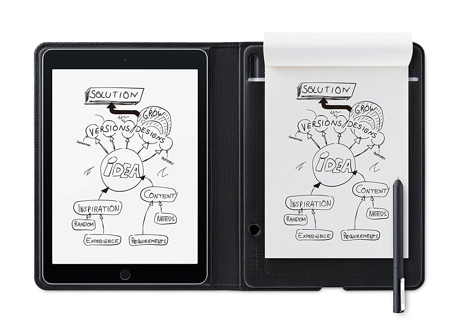 Tablet graficzny Wacom Bamboo Folio S - czarny