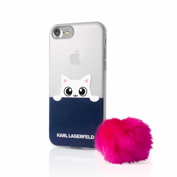 Karl Lagerfeld KLHCS8LTRGPABPI Samsung Galaxy S8+ (przeźroczysty-różowy)