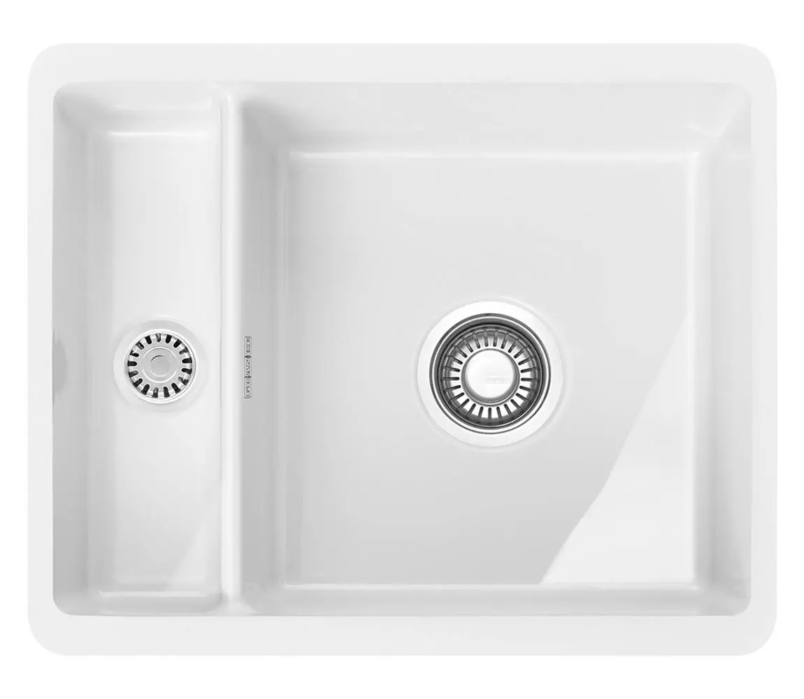 Franke Kubus KBK 160-38-12 Ceramiczny Biały polarny