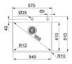 Zlewozmywak Franke Box BXX 210-54 Stalowy Srebrny