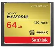 SANDISK Extreme Compact Flash 64GB