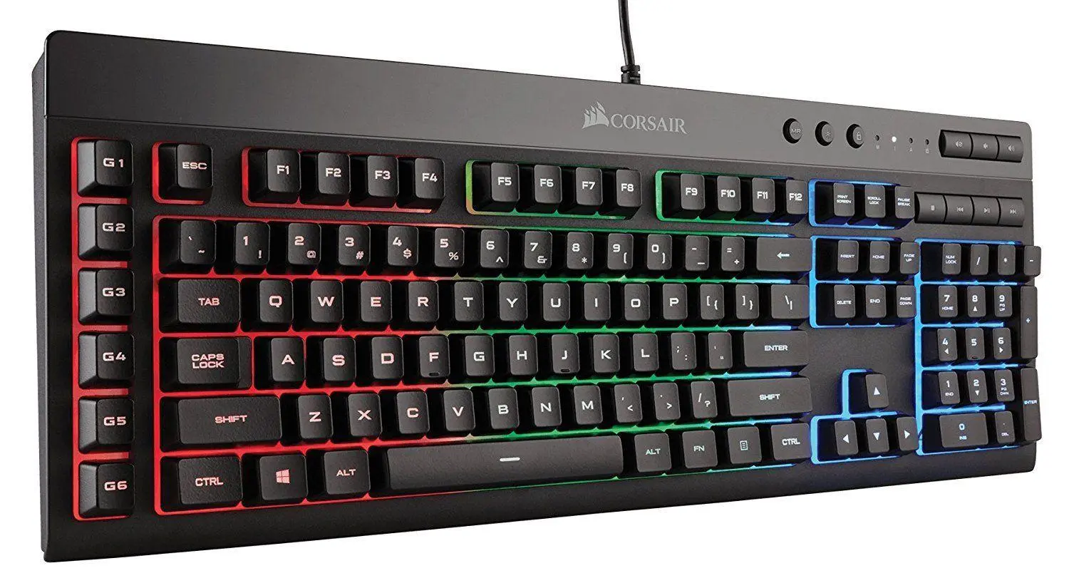 Klawiatura membranowa Corsair K55 RGB Czarny