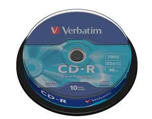 Płyta Verbatim CD-R Extra Protection Cakebox 10szt.