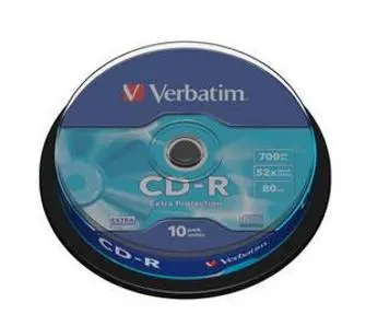 Płyta Verbatim CD-R Extra Protection Cakebox 10szt.