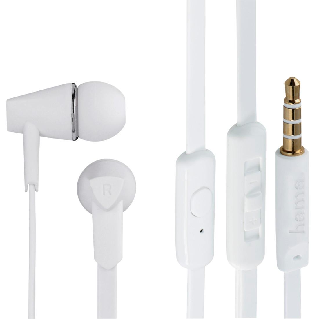 Słuchawki przewodowe Hama 00135649 Joy (biały)