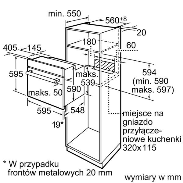 Piekarnik elektryczny Siemens HB78GB590