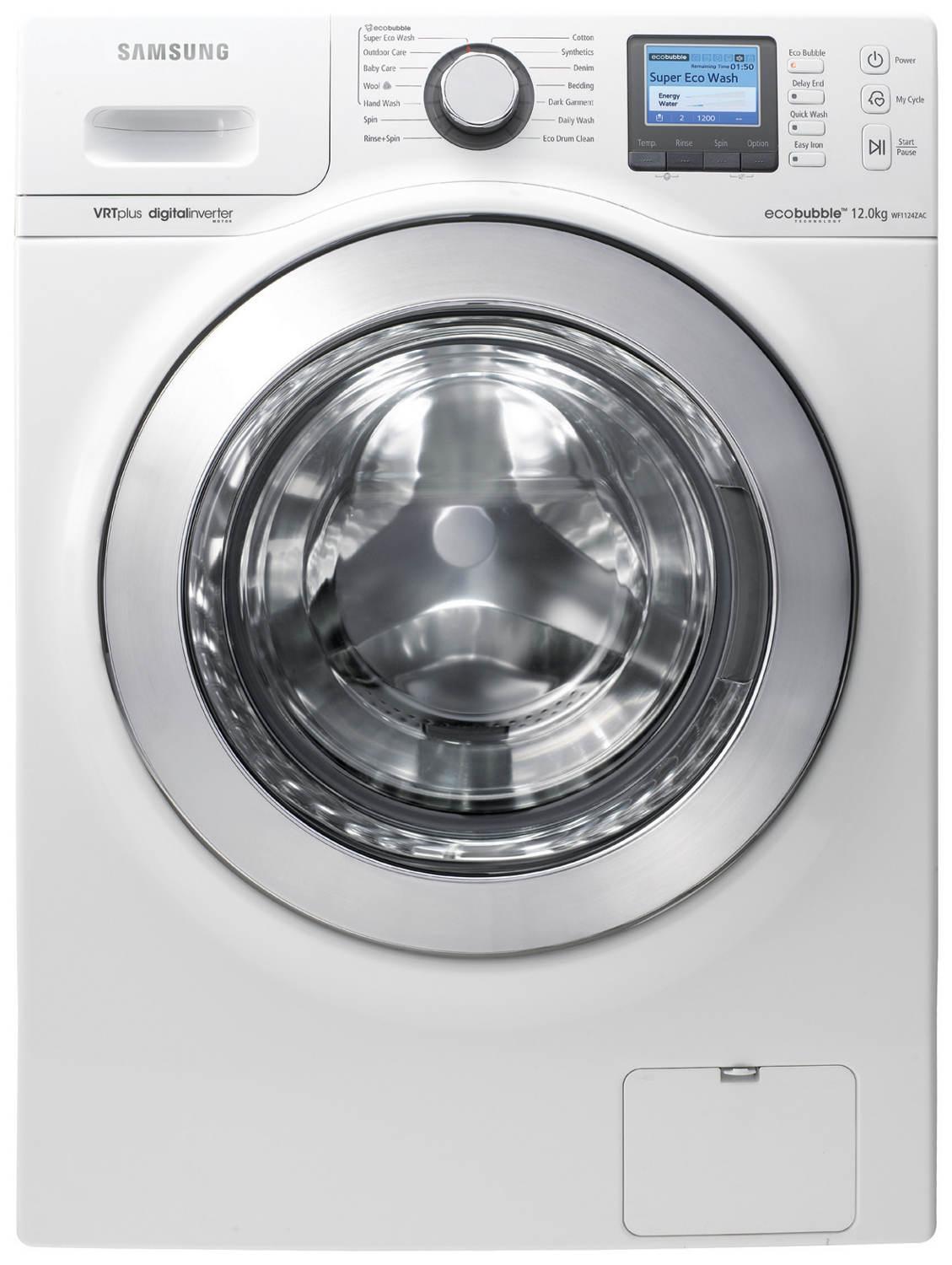 Zestaw: pralka i kuchenka mikrofalowa Samsung Pralka WF1124ZAC+Kuchnia Mikrofalowa GE86V-BB