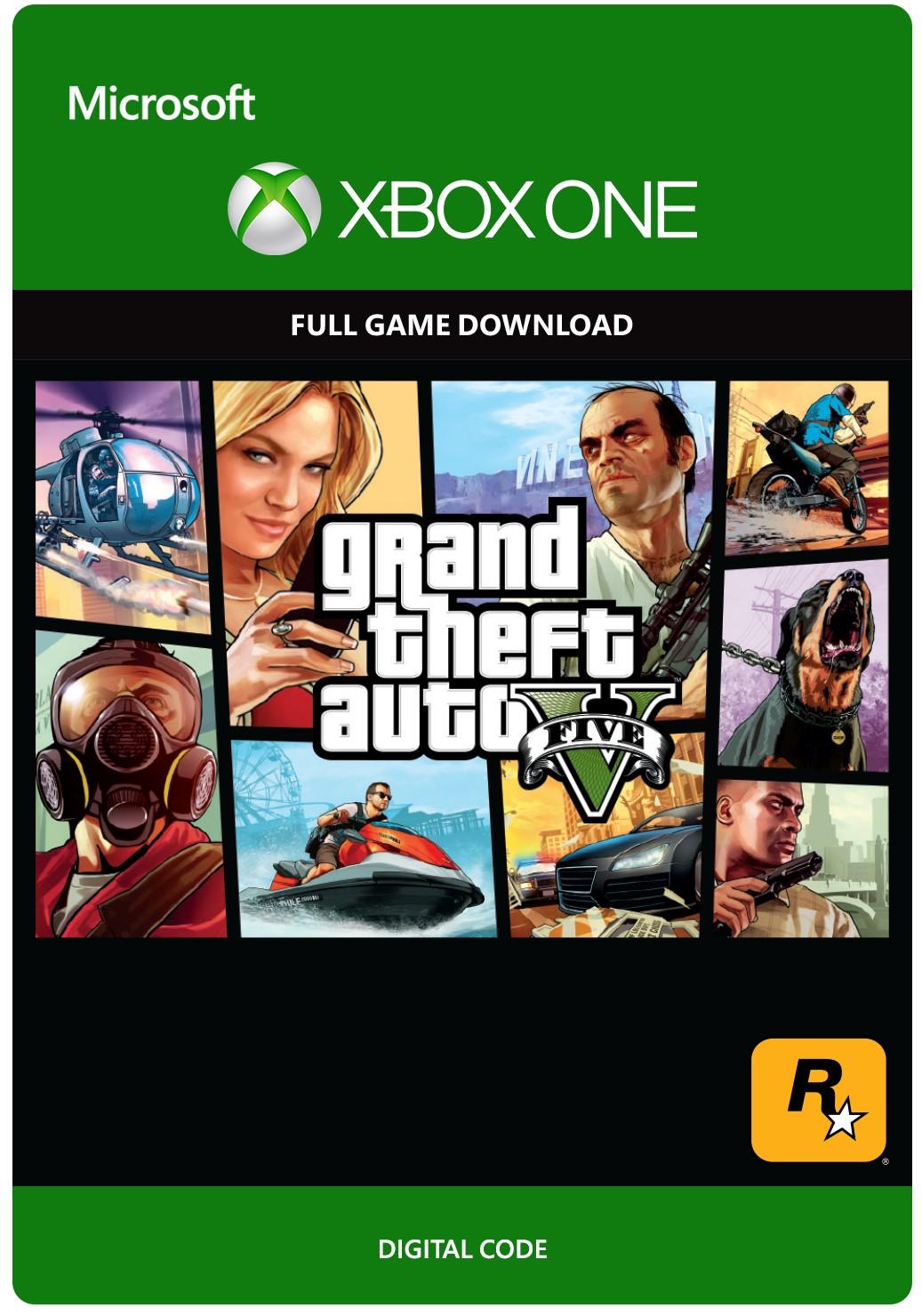 Grand Theft Auto V [kod aktywacyjny] - Gra na Xbox One (Kompatybilna z Xbox Series X/S)