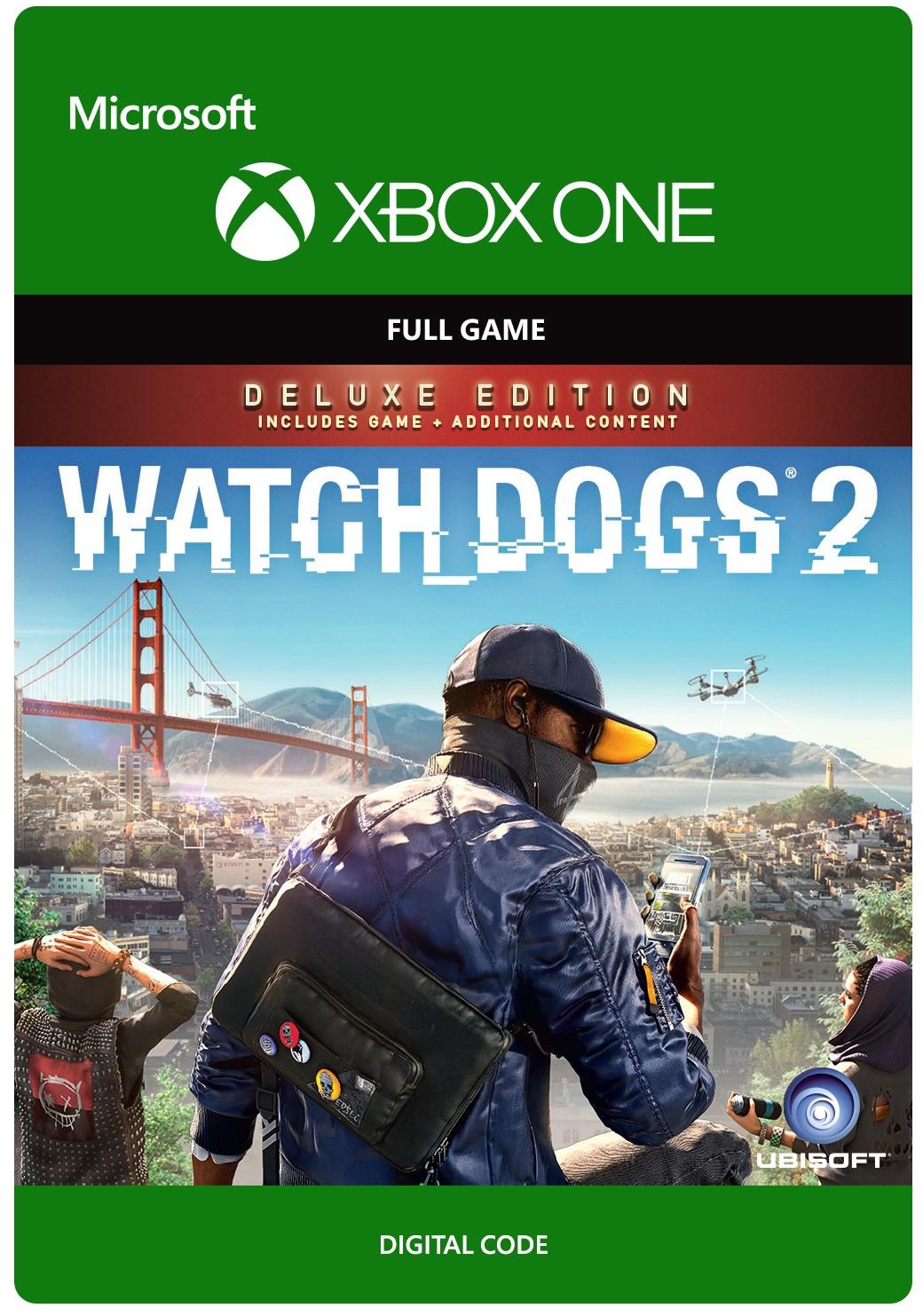 Watch Dogs 2 - Edycja Deluxe [kod aktywacyjny] - Gra na Xbox One (Kompatybilna z Xbox Series X/S)