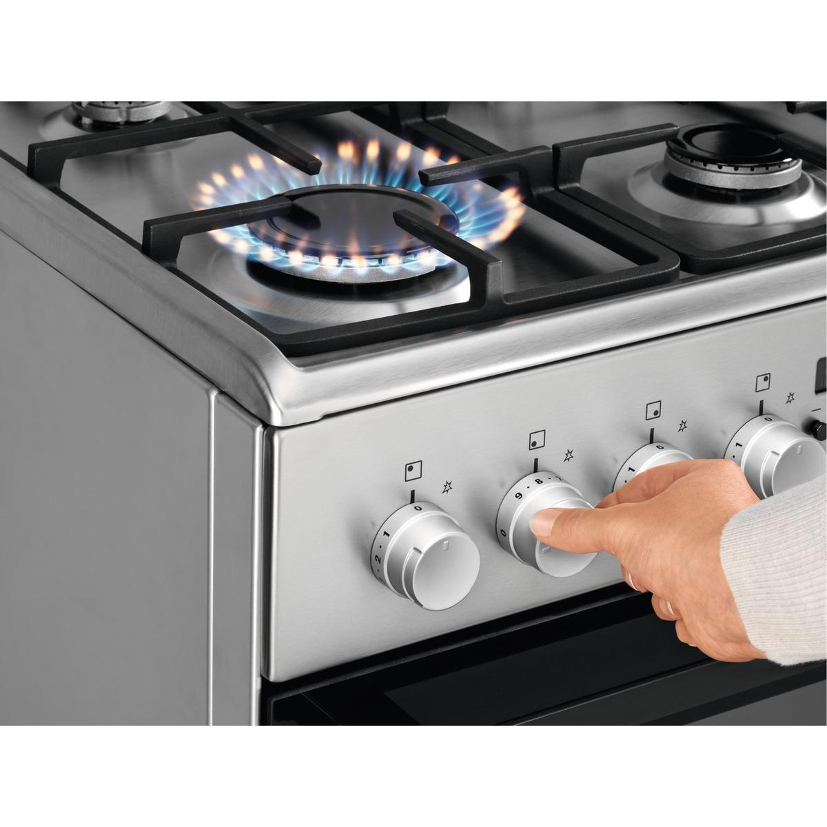 Kuchnia gazowo-elektryczna Electrolux EKK64580OW - termoobieg