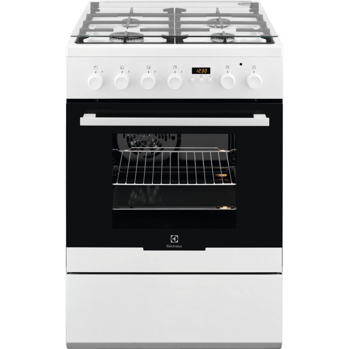 Kuchnia gazowo-elektryczna Electrolux EKK64580OW - termoobieg
