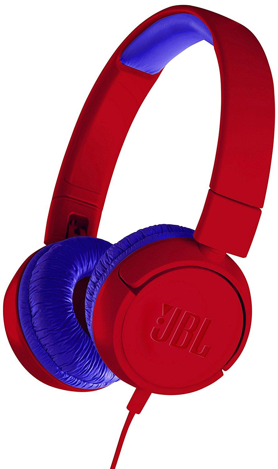 Słuchawki przewodowe JBL JR300 (czerwony)