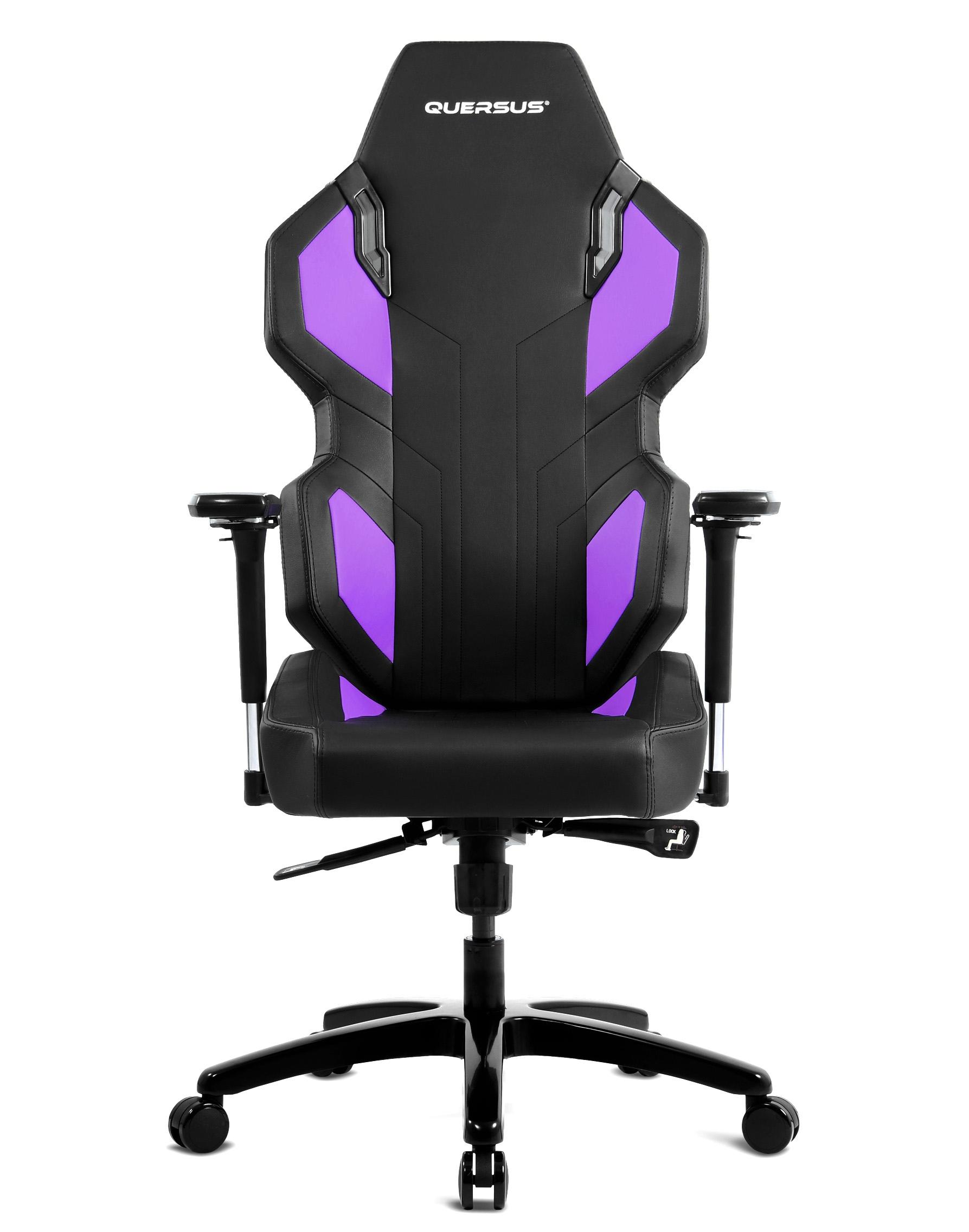 Fotel Quersus E302/XV - EVOS 302 (czarno-fioletowy)