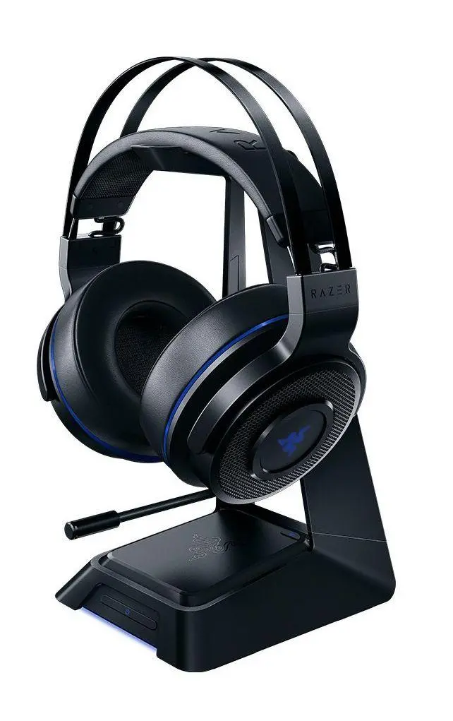 Słuchawki bezprzewodowe z mikrofonem Razer Thresher Ultimate PS4 Nauszne Czarny