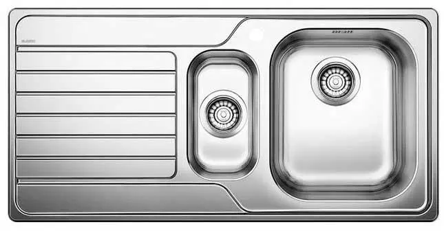 Zlewozmywak Blanco DINAS 6 S 523375 Stalowy Srebrny