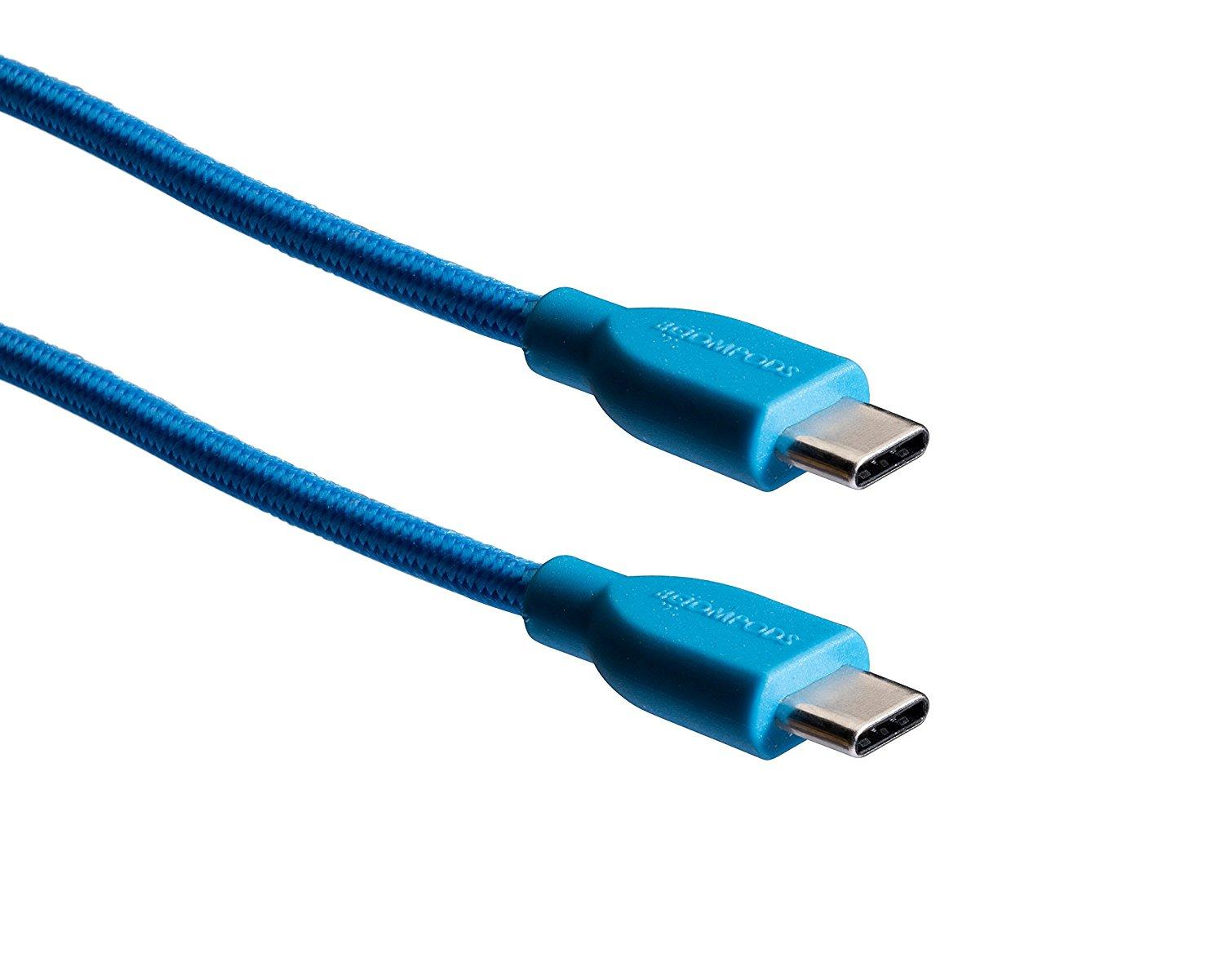 Kabel Boompods C2CUSB USB C do USB C Niebieski
