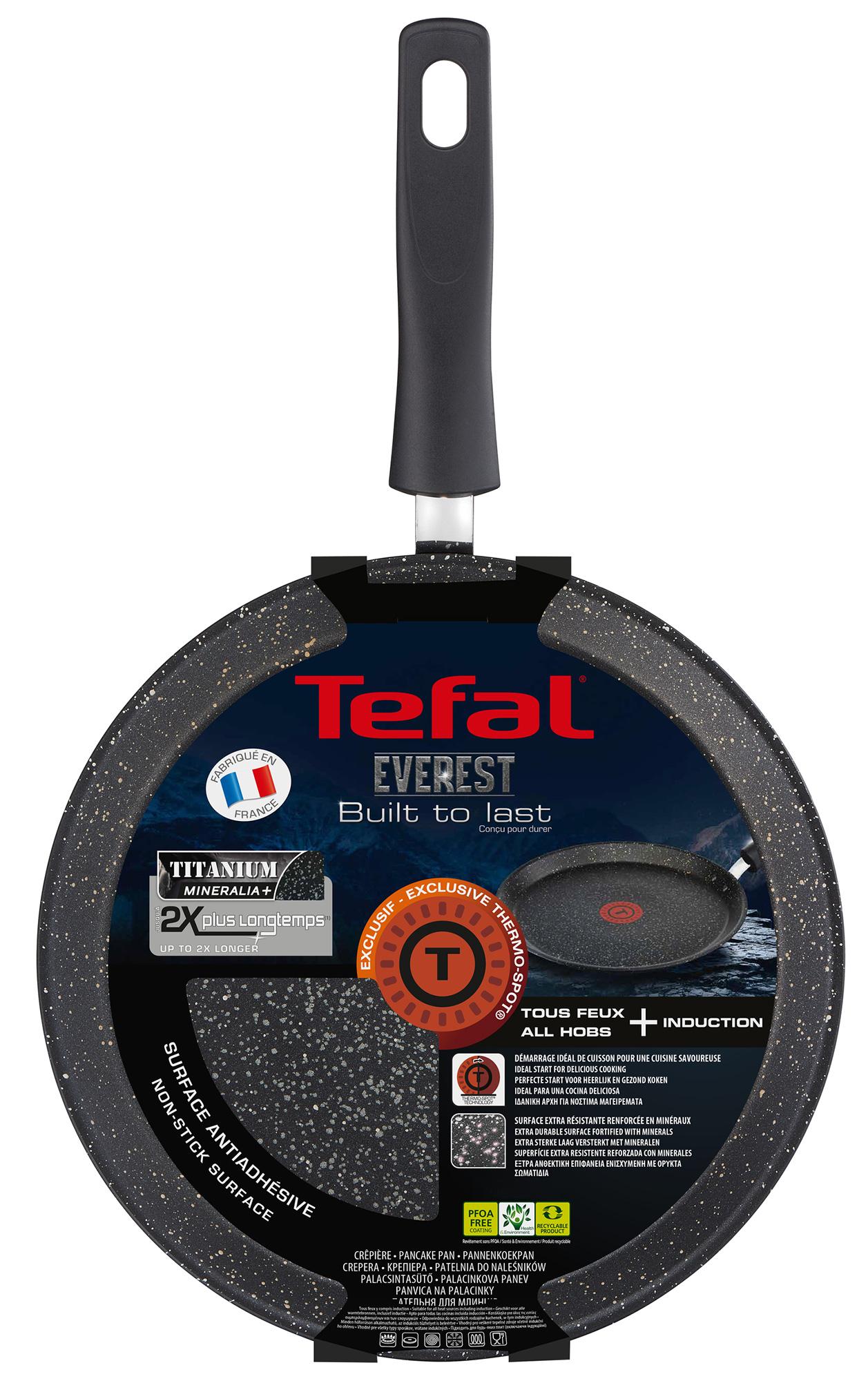 Patelnia Tefal Everest C6363802 Indukcja Tytanowa 25cm