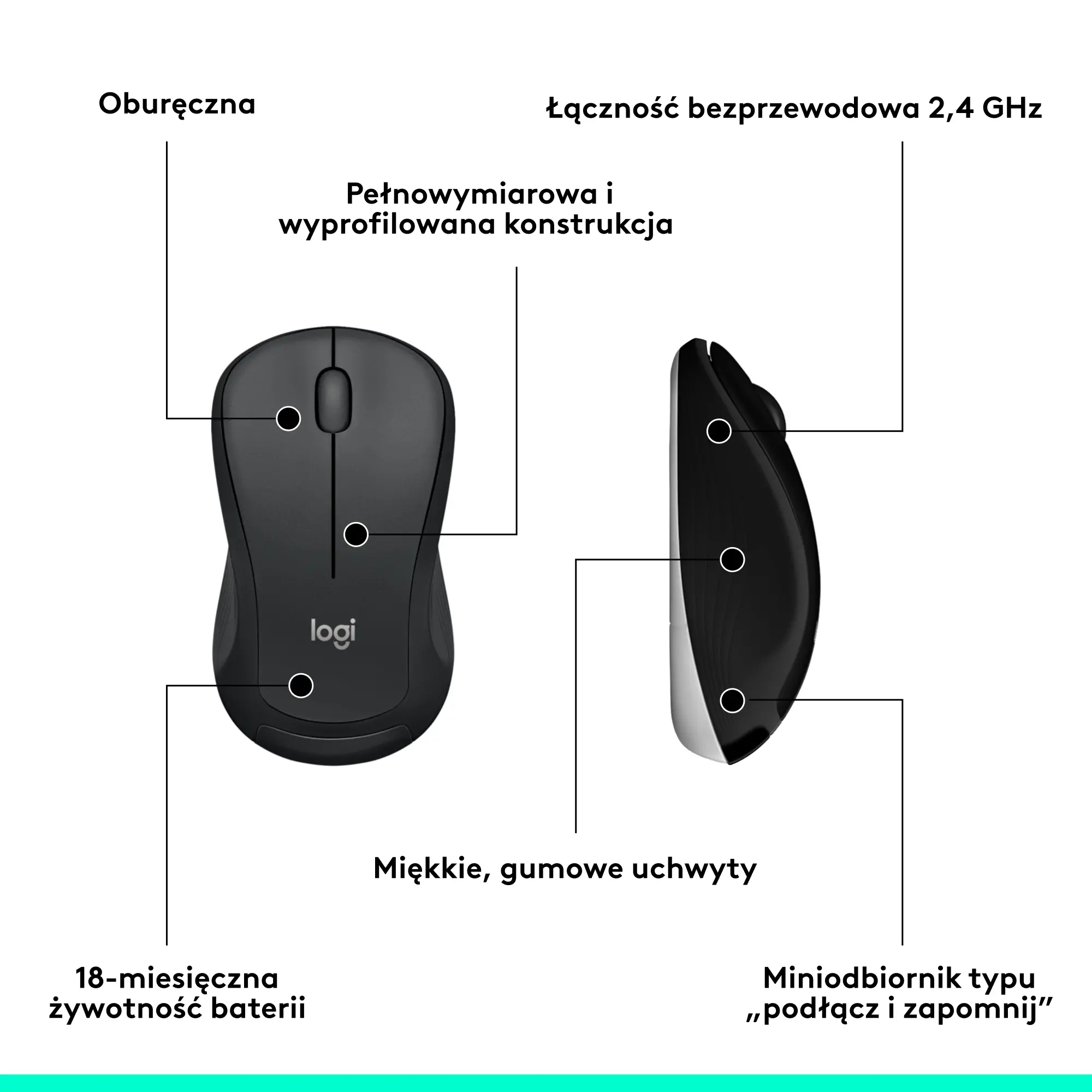 Zestaw Logitech MK540 Czarny