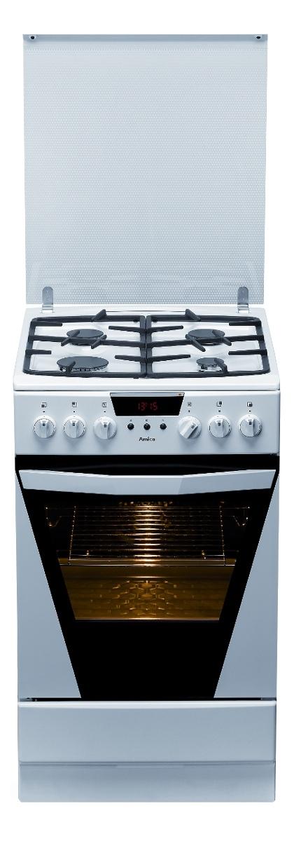 Kuchnia gazowo-elektryczna Amica Maxima 53GE3.43ZpTaDNRA (W) Eco