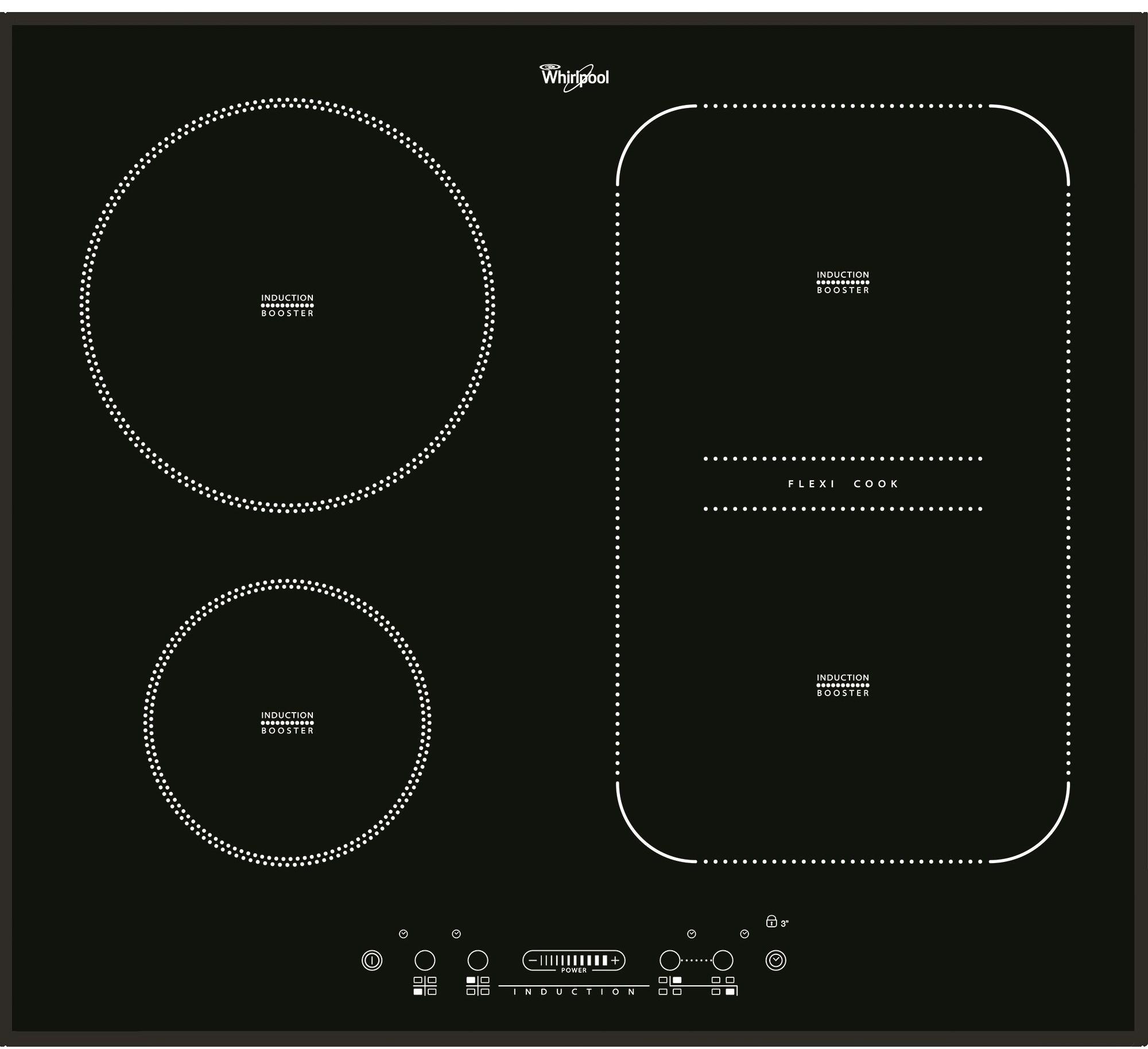 Płyta indukcyjna Whirlpool ACM 816 BA - 58cm