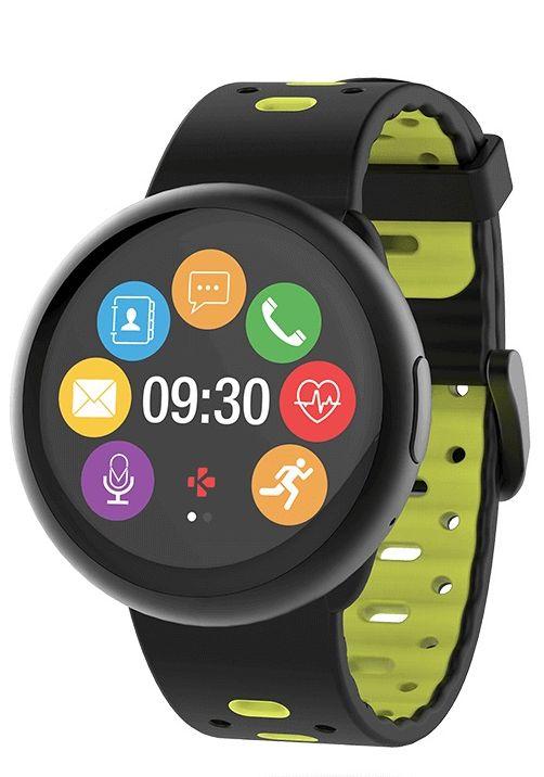 Smartwatch MyKronoz ZeRound 2 HR Premium (czarny/żółty)