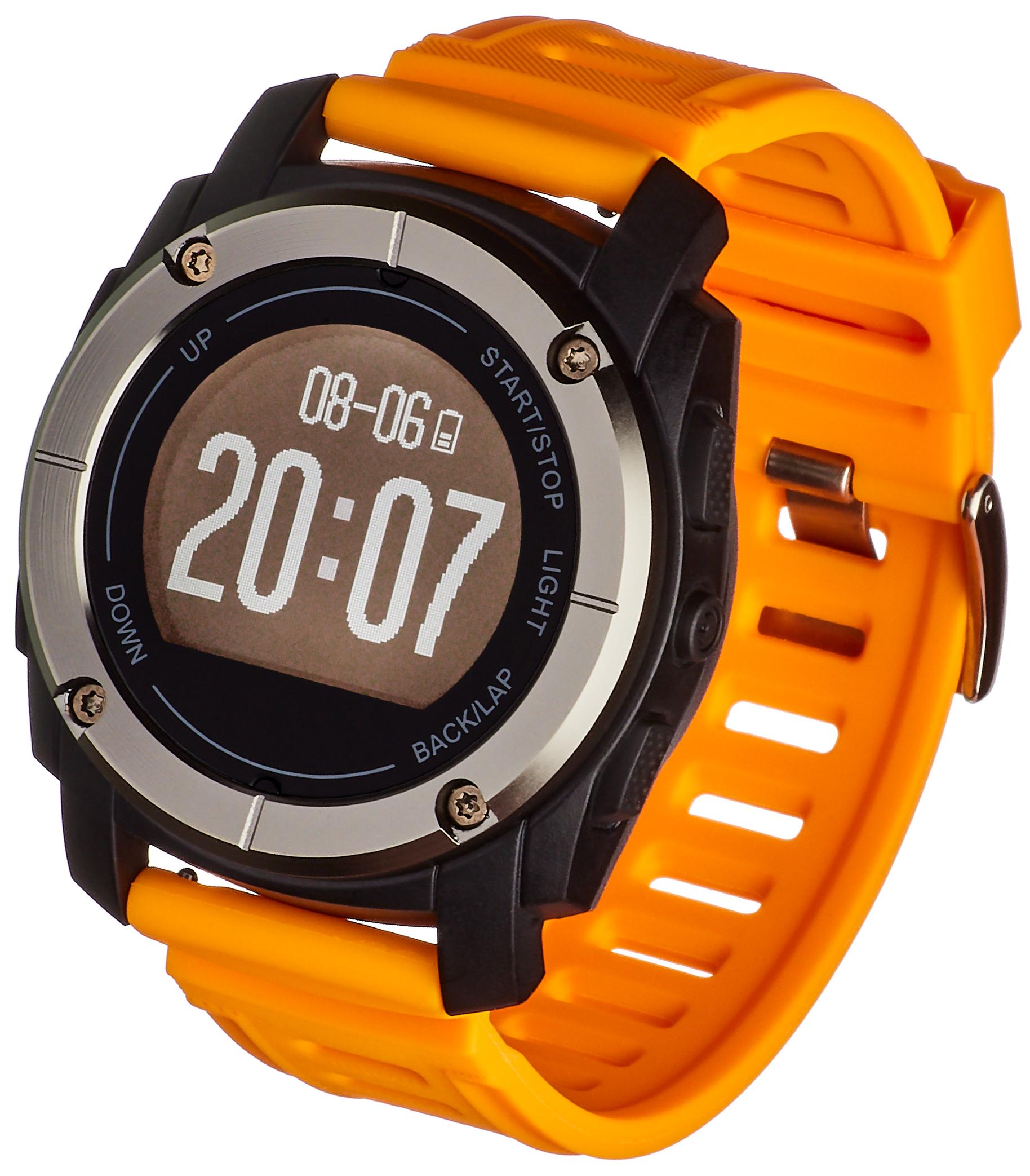 Smartwatch Garett Sport 23 GPS (czarno-pomarańczowy)