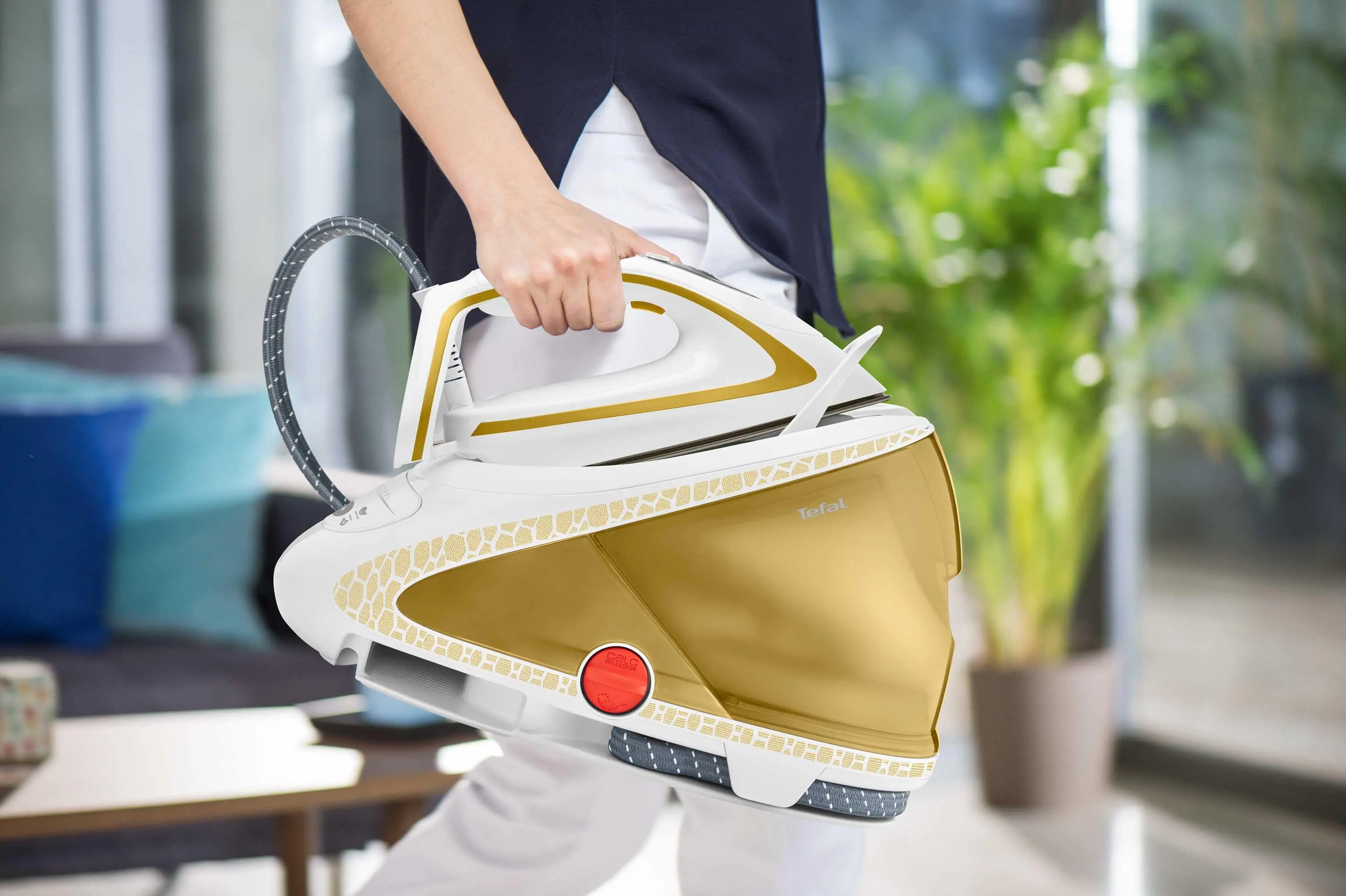 Generator pary Tefal Pro Express Ultimate Care GV9581 AntiCalc Durilium AirGlide Autoclean