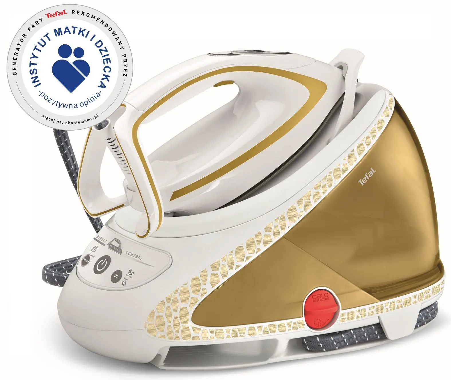 Generator pary Tefal Pro Express Ultimate Care GV9581 AntiCalc Durilium AirGlide Autoclean