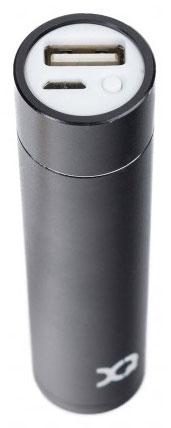 Powerbank Xqisit 1xUSB 2600 mAh (czarny)
