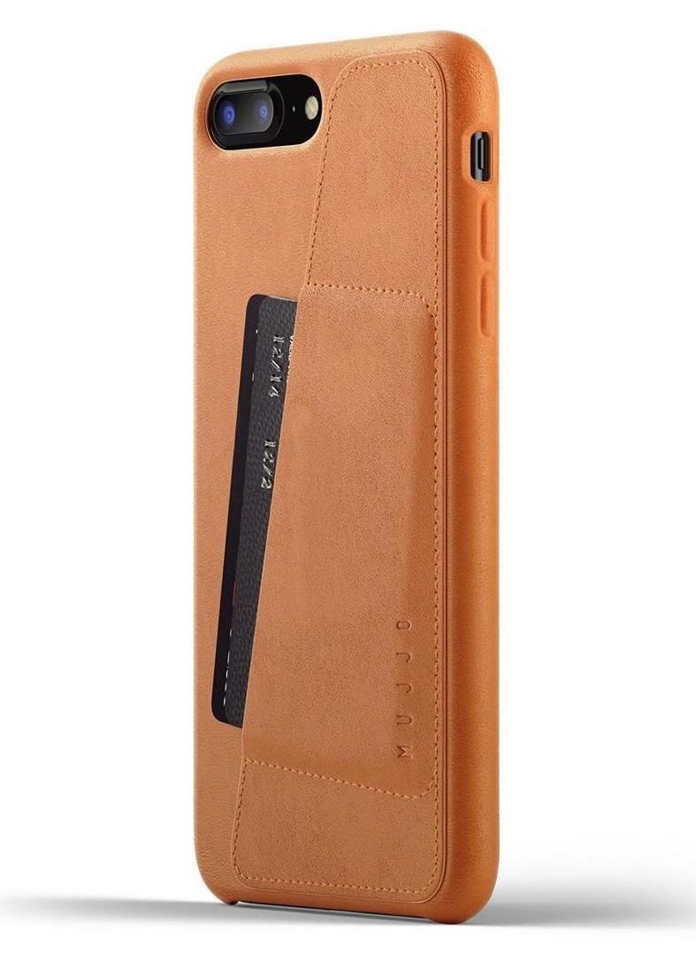 Mujjo Full Leather Wallet Case iPhone 7/8 Plus (brązowy)