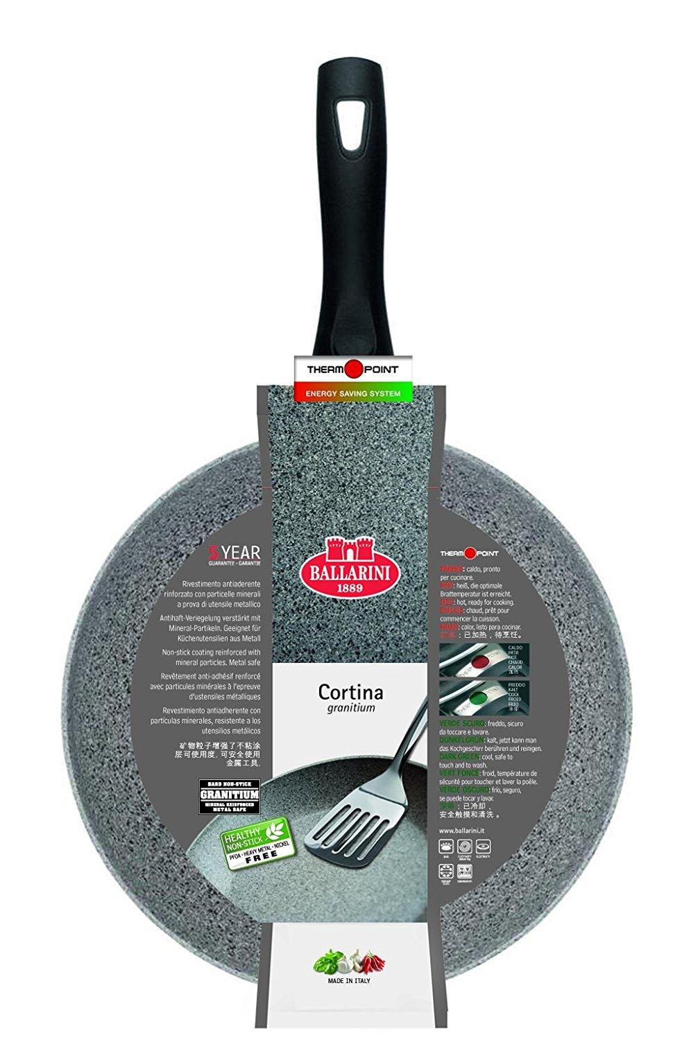 Patelnia Ballarini Cortina Granitum - aluminium - 28cm