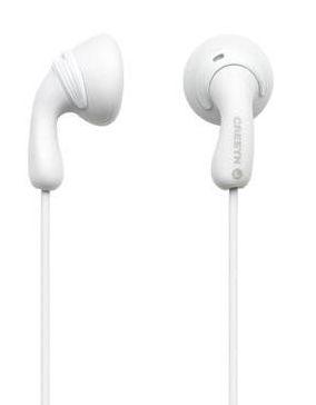 Słuchawki przewodowe Cresyn Ruby Dubby C190E - douszne - biały