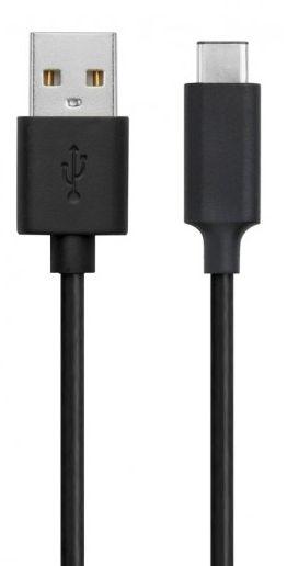 Xqisit Charge & Sync USB C 2.0-USB A (czarny)
