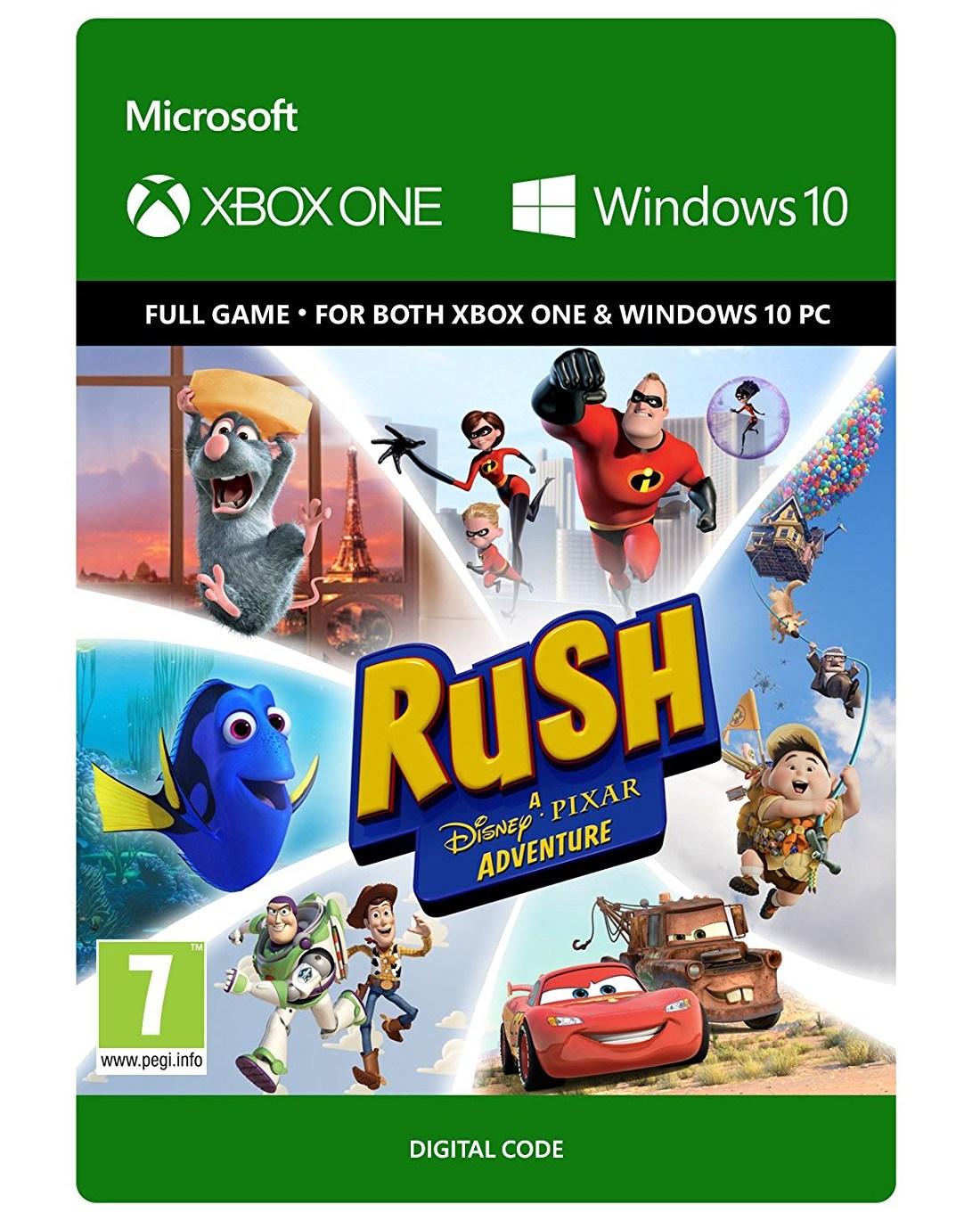 Rush: Przygoda ze studiem Disney Pixar [kod aktywacyjny] Gra na Xbox One (Kompatybilna z Xbox Series X/S)