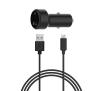 Ładowarka samochodowa Xqisit Car Charger 2,4A Lightning (czarny)
